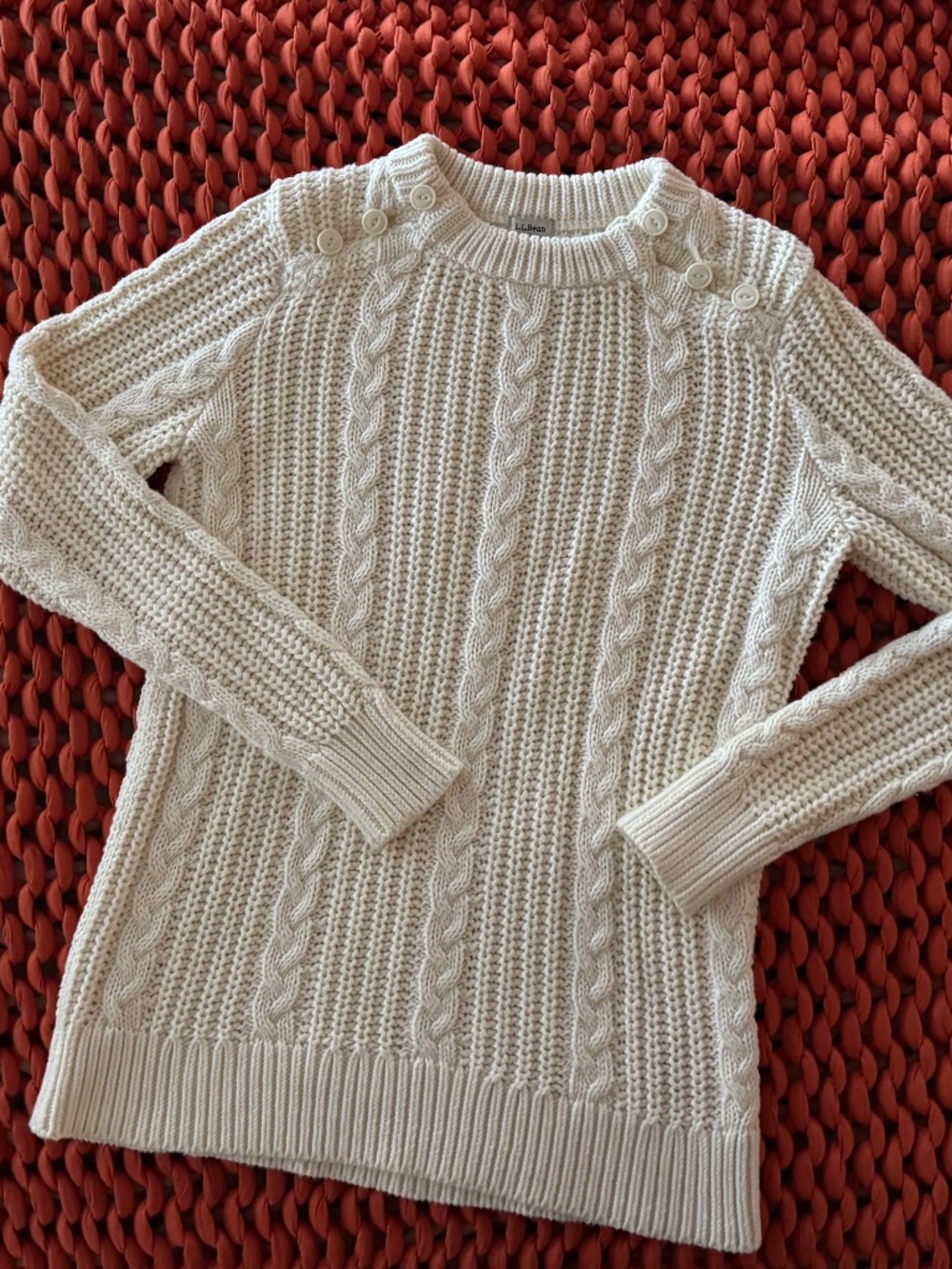 L.L.Bean women's Fisherman's sweater